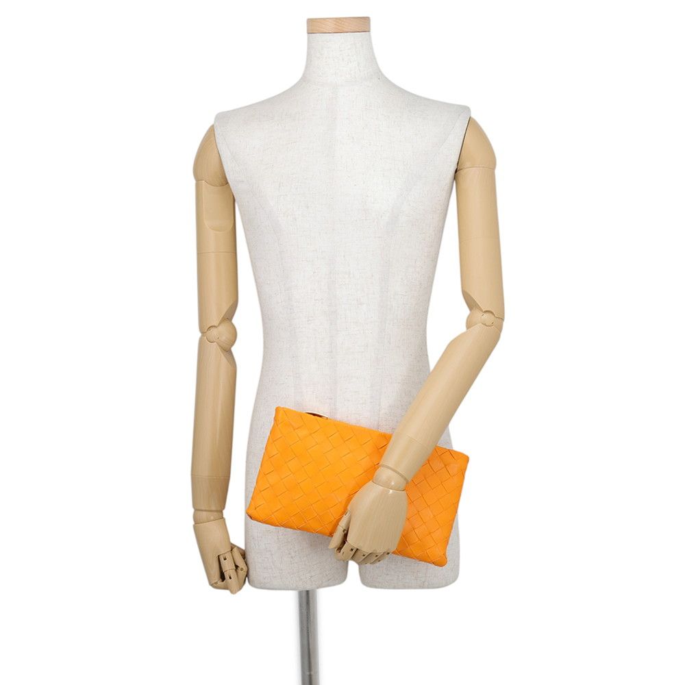 Bottega Veneta Clutch Intrecciato Leather Document Case — view 4
