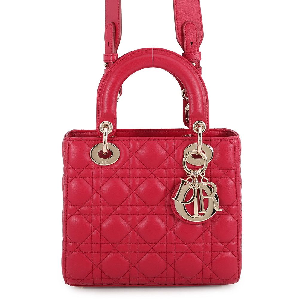 Dior Handbag Lady MY Cannage Lambskin 2-Way