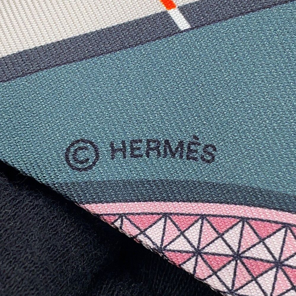 Hermes Scarf Twilly Grand Apparat Silk Twill — view 8
