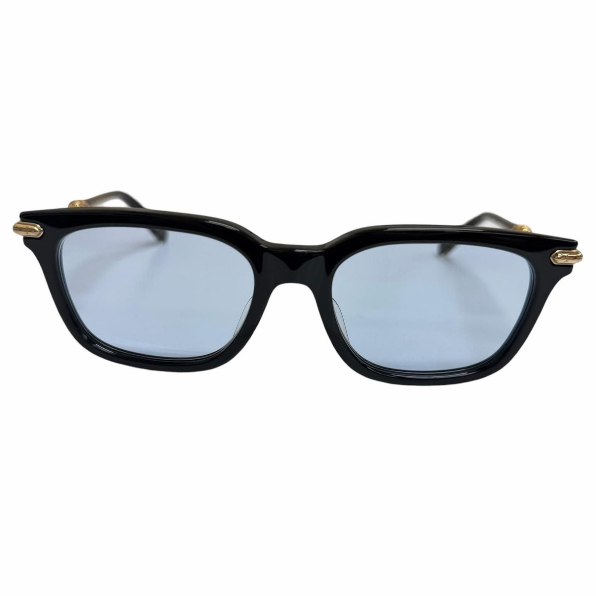 Chrome Hearts Tresticles Some 925 Sterling Silver Sunglasses Black Gold Blue — view 3