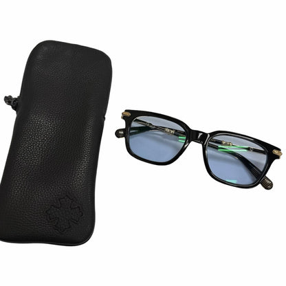 Chrome Hearts Tresticles Some 925 Sterling Silver Sunglasses Black Gold Blue — view 2