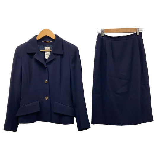Celine Skirt Suit Navy