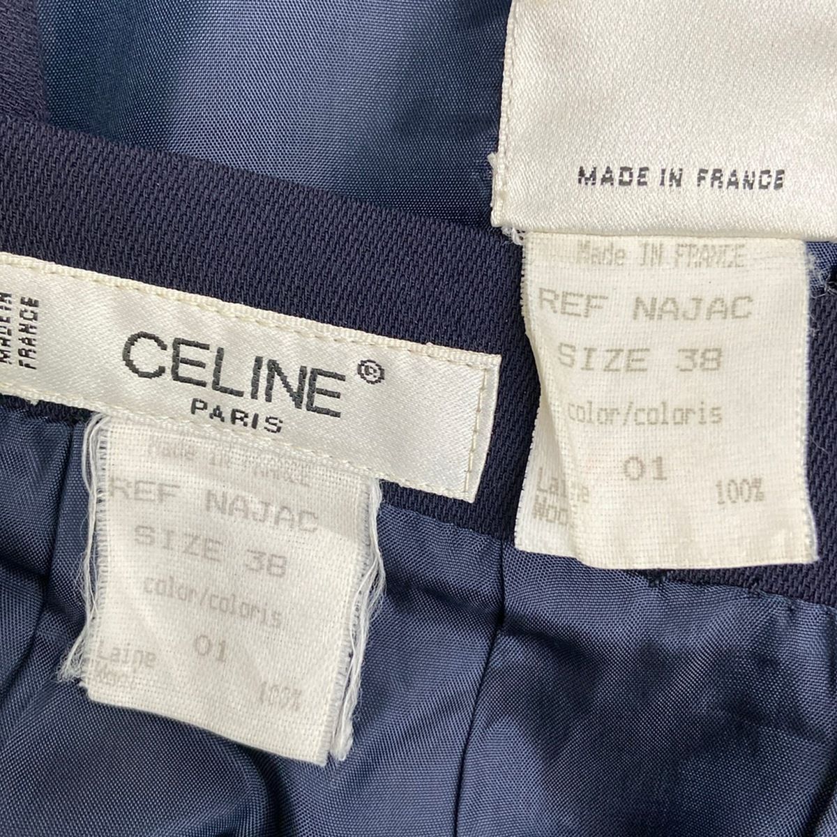 Celine Skirt Suit Navy — view 4