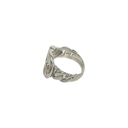 Hermes Vintage Boucles Sellier Ring 925 Sterling Silver — view 4