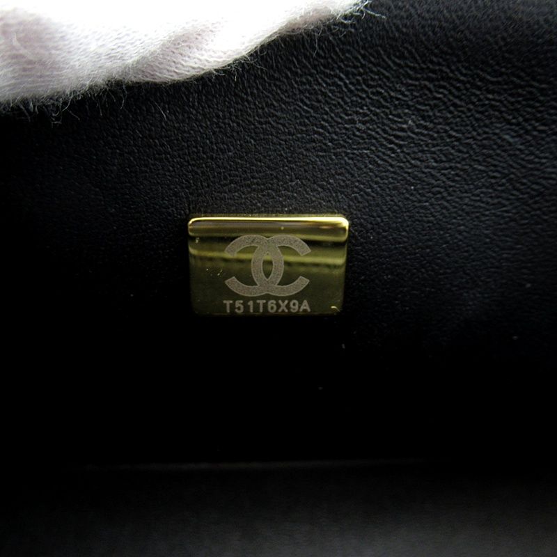 Chanel Boy Small Chain Shoulder Bag Caviar Leather Black — view 8