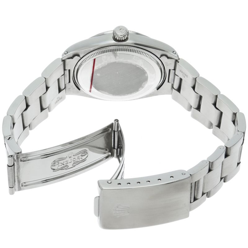 Rolex Oyster Perpetual Watch Antique SS Silver — view 5