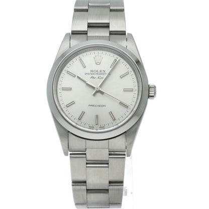 Rolex Air King SS Watch Silver — view 2