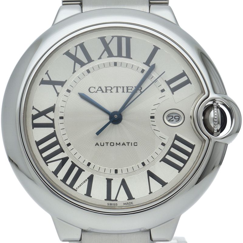 Cartier Ballon Bleu LM Watch 42 Auto SS Silver