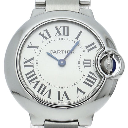 Cartier Ballon Bleu SM Watch 28 SS White Medium