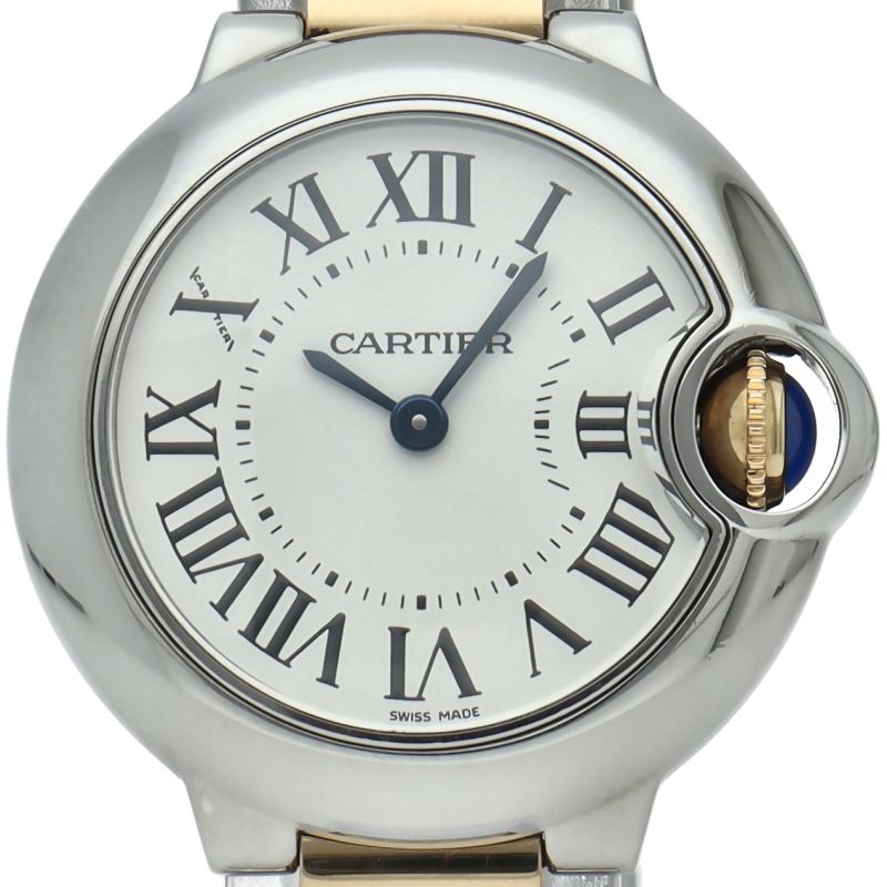 Cartier Ballon Bleu SM Watch 28 SS Silver