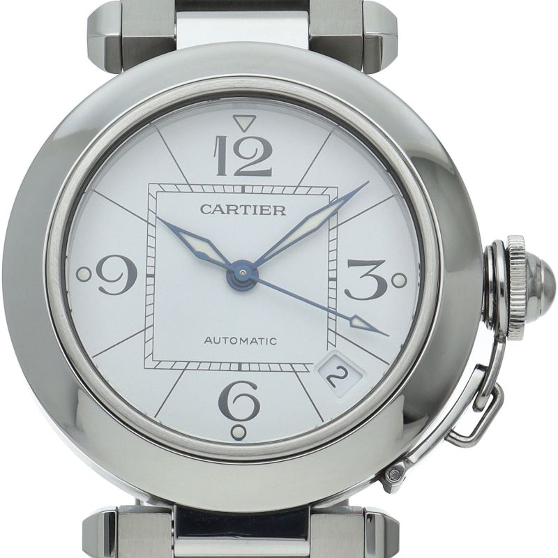 Cartier Pasha C Watch SS White