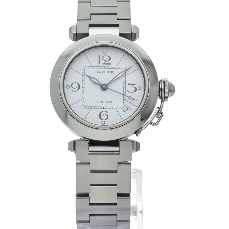 Cartier Pasha C Watch SS White — view 2