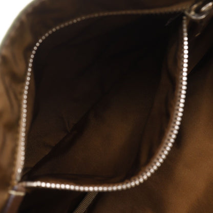 Prada Mini Tote Nylon Khaki Handbag with Brooch — view 8