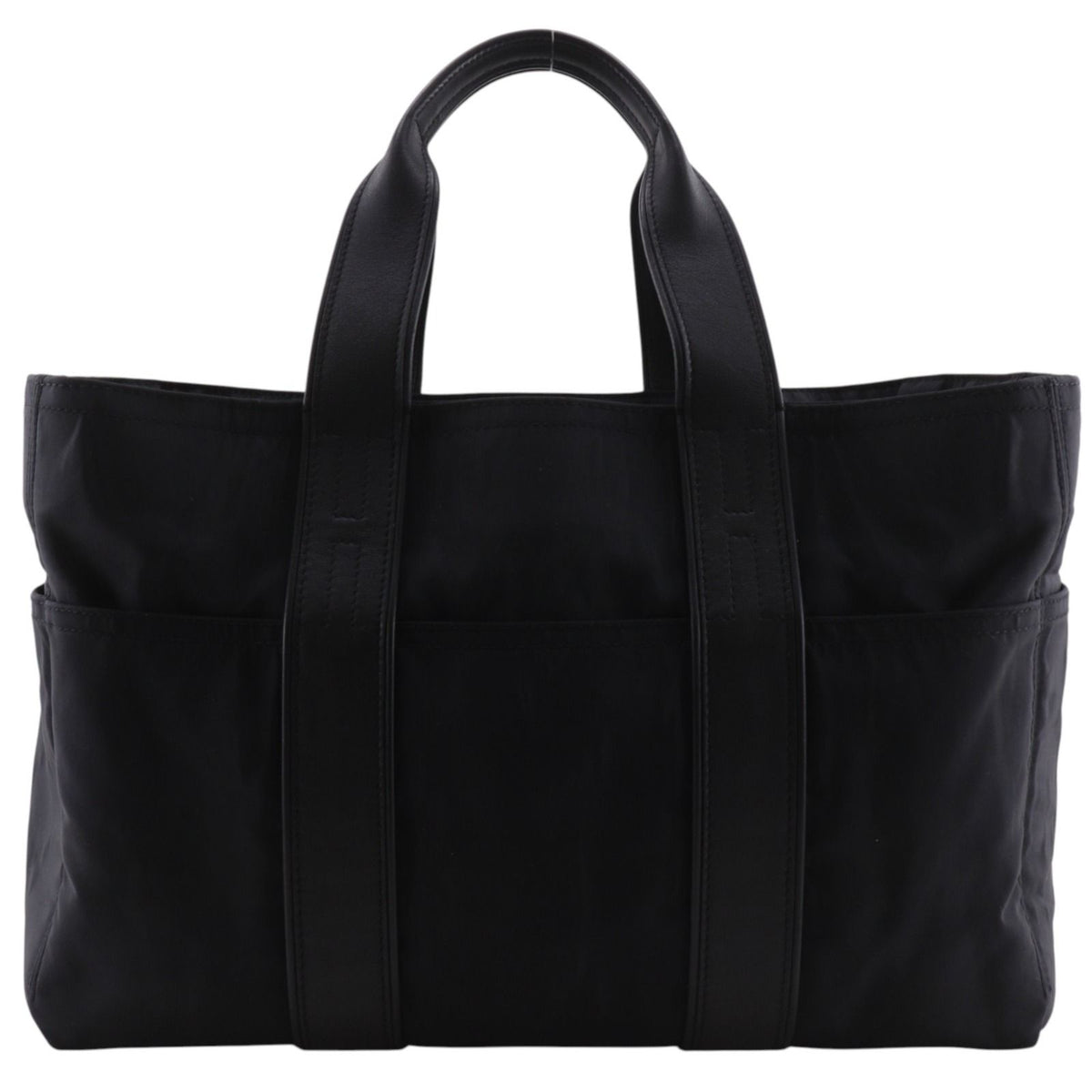 Hermes Acapulco MM Nylon Black Handbag