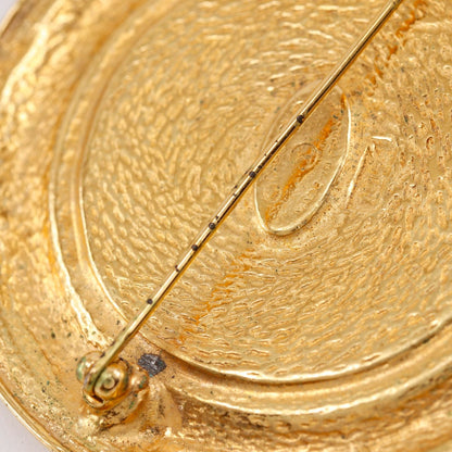 Chanel 31 Rue Cambon Vintage Gold Plated Brooch — view 7