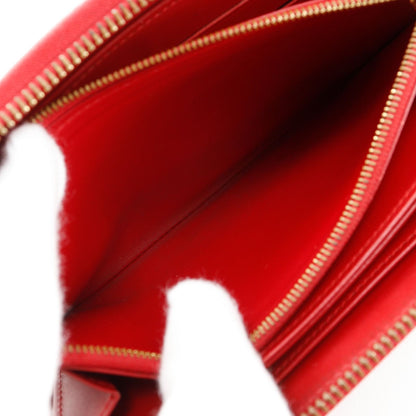 Louis Vuitton Zippy Wallet Monogram Vernis Cerise Red — view 7