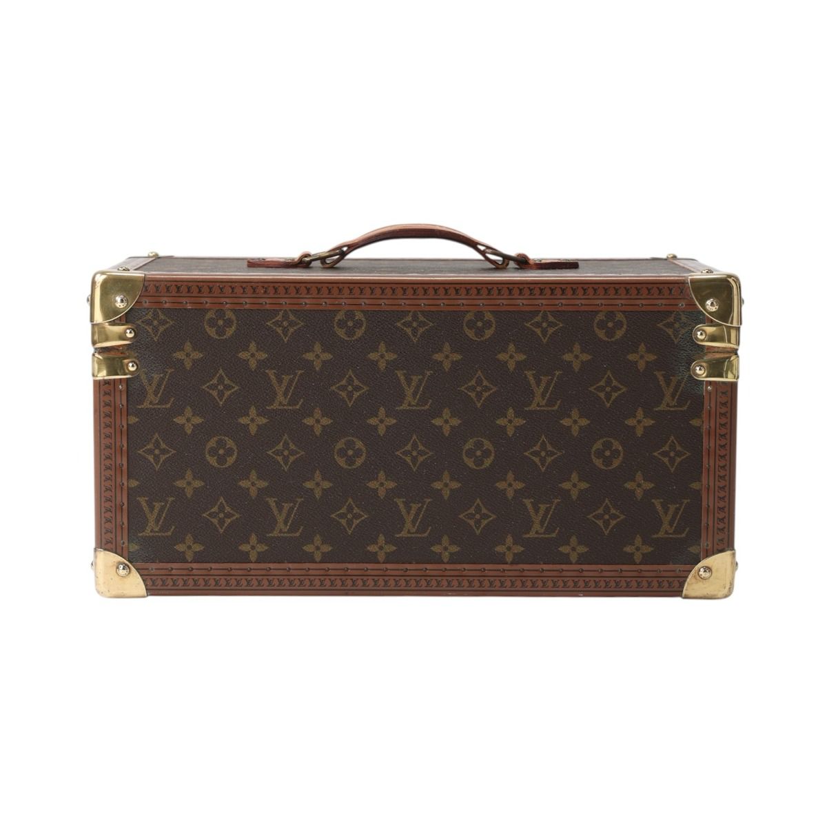 Louis Vuitton Monogram Attache Case Boite Buteil Trunk Brown — view 2