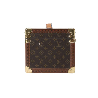 Louis Vuitton Monogram Attache Case Boite Buteil Trunk Brown — view 3
