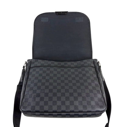 Louis Vuitton Damier Graphite District MM Cross Belt Bag — view 5
