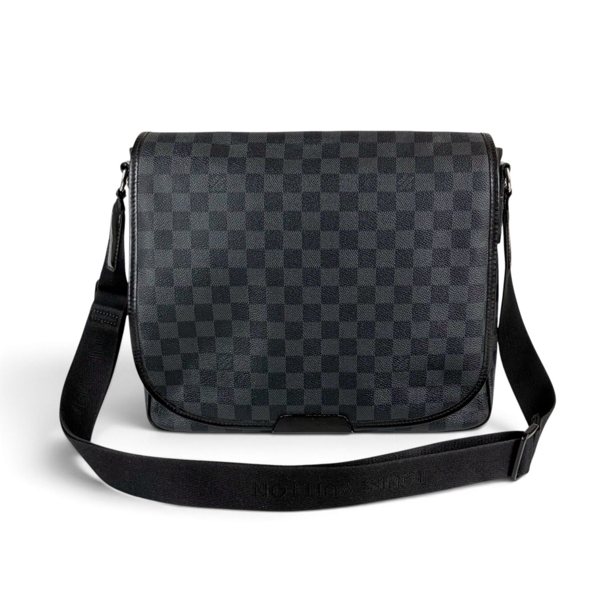 Louis Vuitton Damier Graphite District MM Cross Belt Bag — view 2