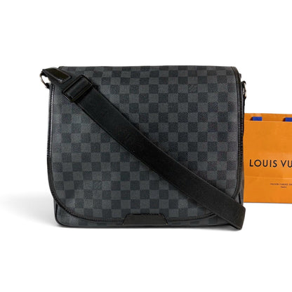 Louis Vuitton Damier Graphite District MM Cross Belt Bag