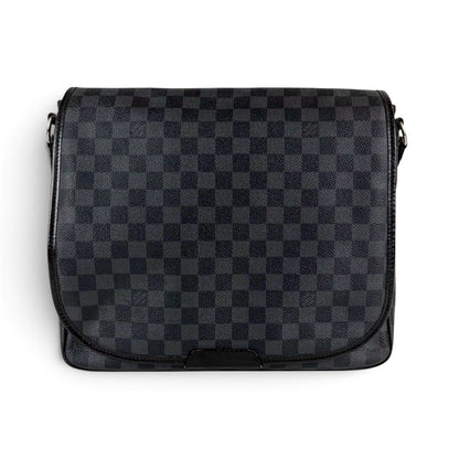 Louis Vuitton Damier Graphite District MM Cross Belt Bag — view 3