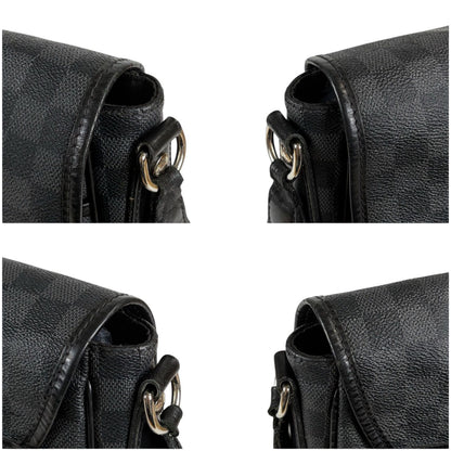Louis Vuitton Damier Graphite District MM Cross Belt Bag — view 7