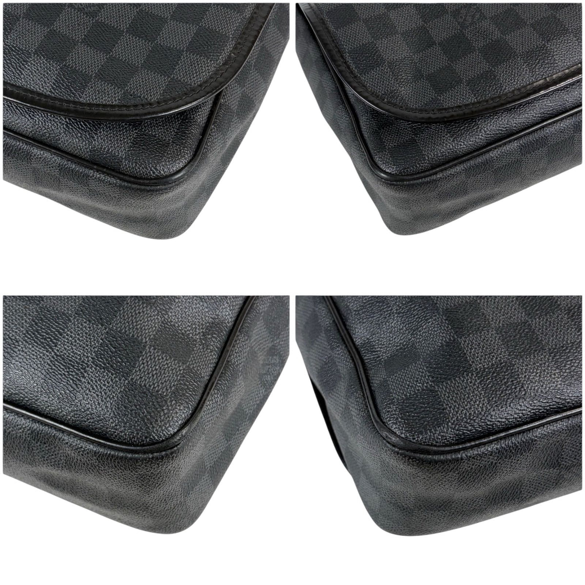 Louis Vuitton Damier Graphite District MM Cross Belt Bag — view 8