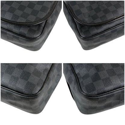 Louis Vuitton Damier Graphite District MM Cross Belt Bag — view 8