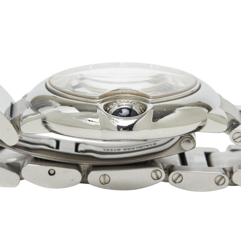 Cartier Ballon Bleu SM de Diamond Watch Silver Stainless Steel — view 3
