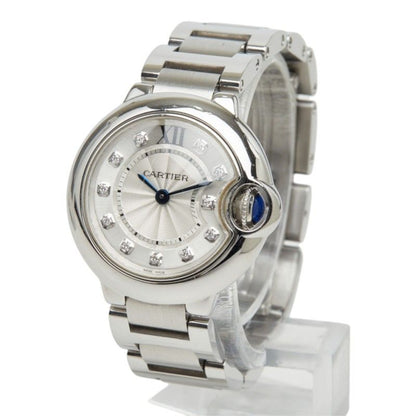 Cartier Ballon Bleu SM de Diamond Watch Silver Stainless Steel — view 2