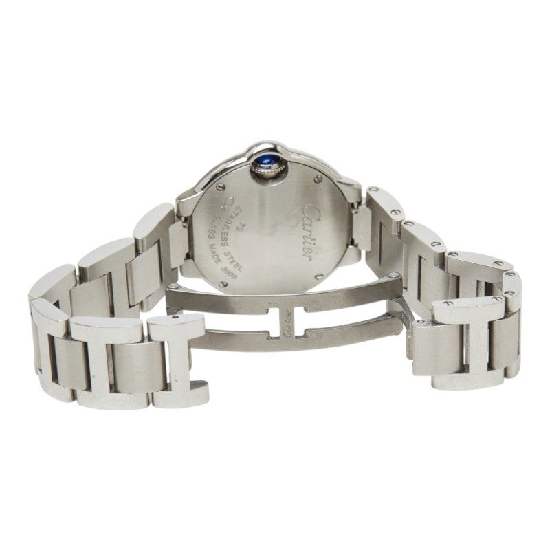 Cartier Ballon Bleu SM de Diamond Watch Silver Stainless Steel — view 5