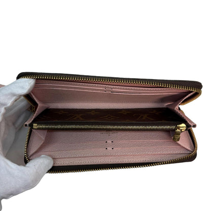 Louis Vuitton Portefeuille Clemence Monogram Rose Ballerine Wallet Canvas — view 3