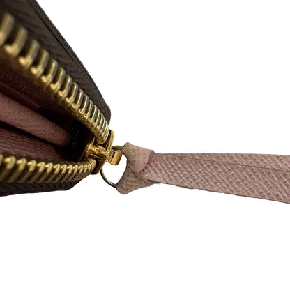 Louis Vuitton Portefeuille Clemence Monogram Rose Ballerine Wallet Canvas — view 7