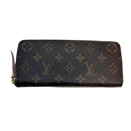 Louis Vuitton Portefeuille Clemence Monogram Rose Ballerine Wallet Canvas