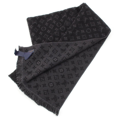 Louis Vuitton Monogram Classic Wool Scarf Noir — view 2