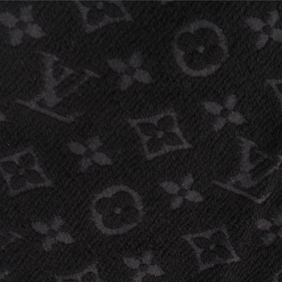 Louis Vuitton Monogram Classic Wool Scarf Noir — view 4
