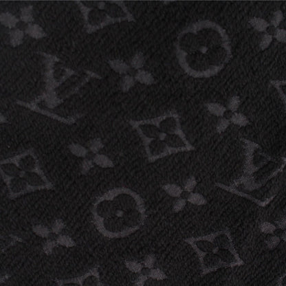 Louis Vuitton Monogram Classic Wool Scarf Noir — view 4