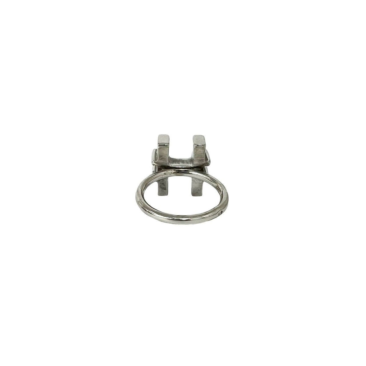 Hermes Vintage H Motif Ring Silver — view 6