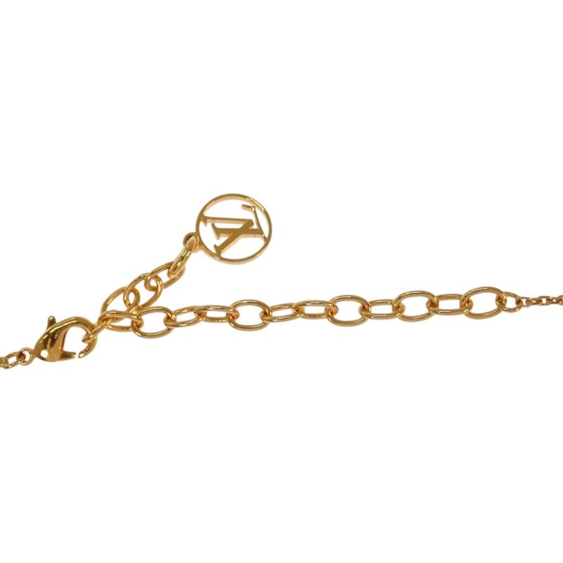 Louis Vuitton Necklace LV Flower Glam Metal Gold — view 8