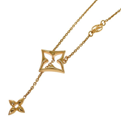 Louis Vuitton Necklace LV Flower Glam Metal Gold — view 5