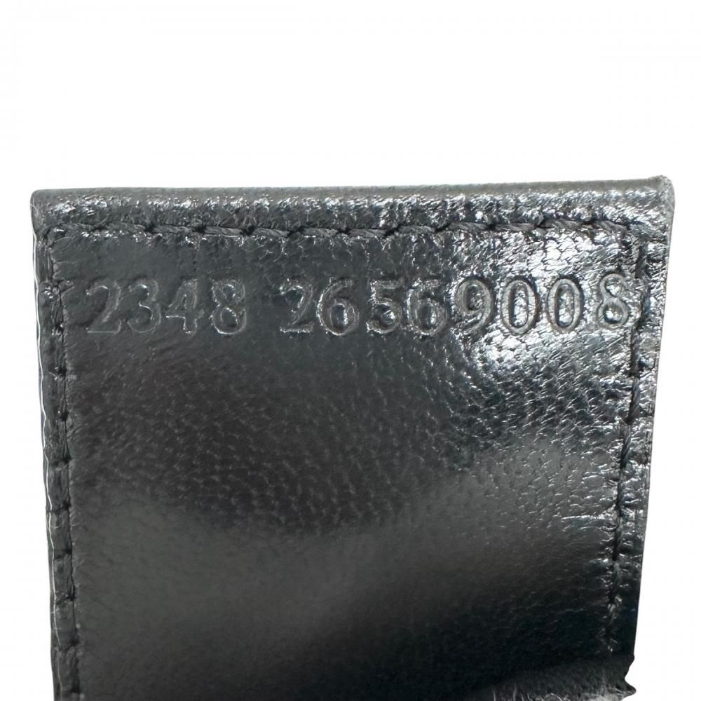 Fendi Shoulder Bag Mamma Baguette FF Logo 2348 Cotton Jersey Black Silver — view 7