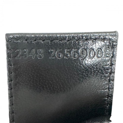 Fendi Shoulder Bag Mamma Baguette FF Logo 2348 Cotton Jersey Black Silver — view 7