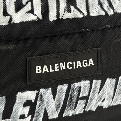 Balenciaga Backpack Explorer DIY Metal Allover Nylon Polyester Black — view 5