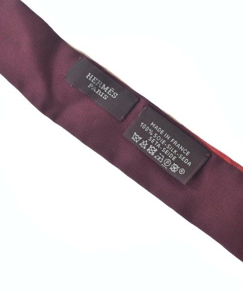 Hermes Bandana Scarf Red — view 4