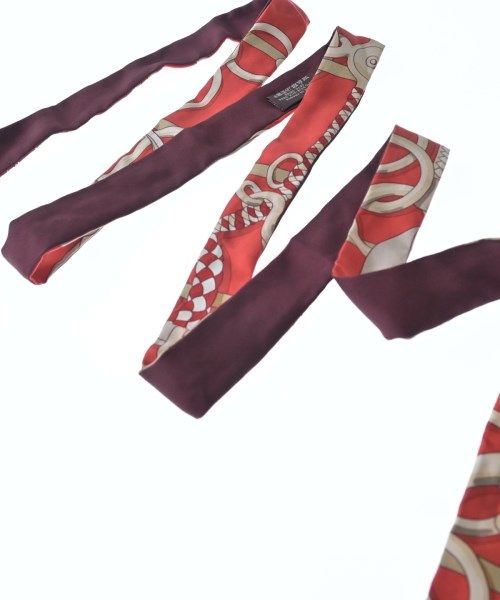 Hermes Bandana Scarf Red — view 3