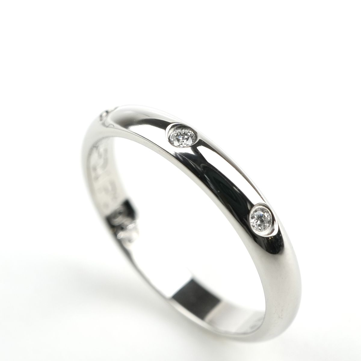Cartier Wedding Ring Diamond 1895 Silver — view 2