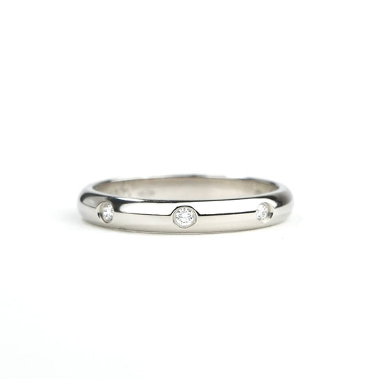 Cartier Wedding Ring Diamond 1895 Silver