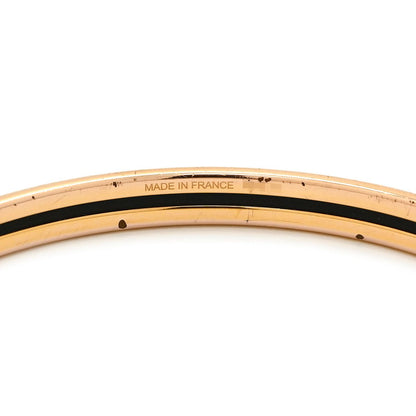 Hermes Bangle Enamel Extra Fan Cloisonne Multicolor Rose Gold PG Bracelet — view 5