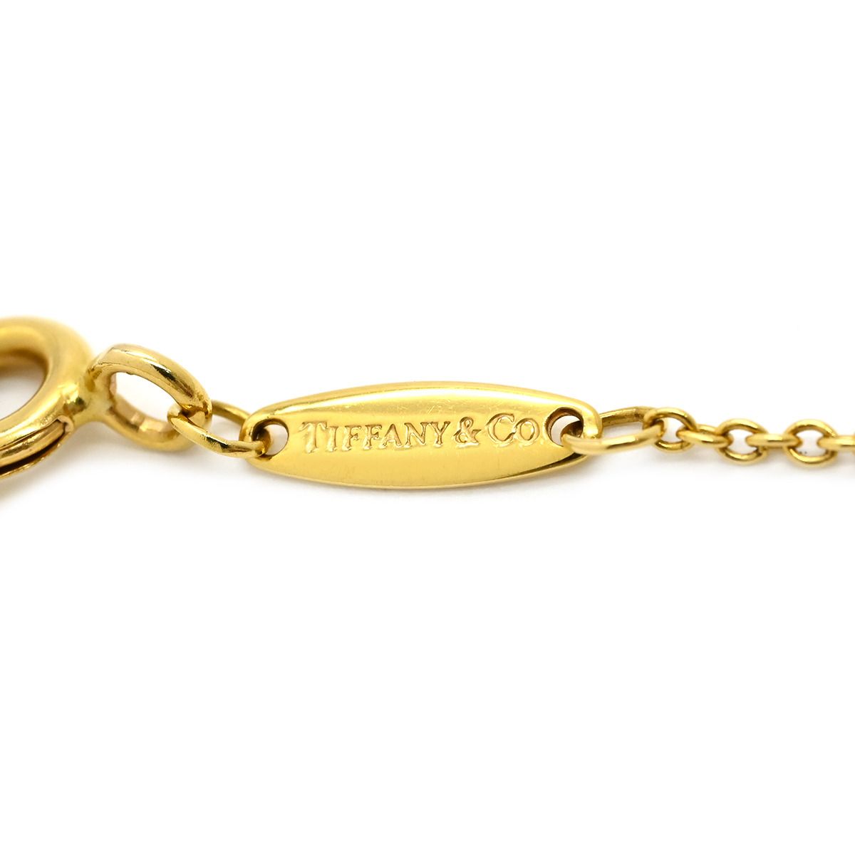 Tiffany & Co Necklace by the Yard Single Diamond Yellow Gold T&Co Elsa Peretti — view 8